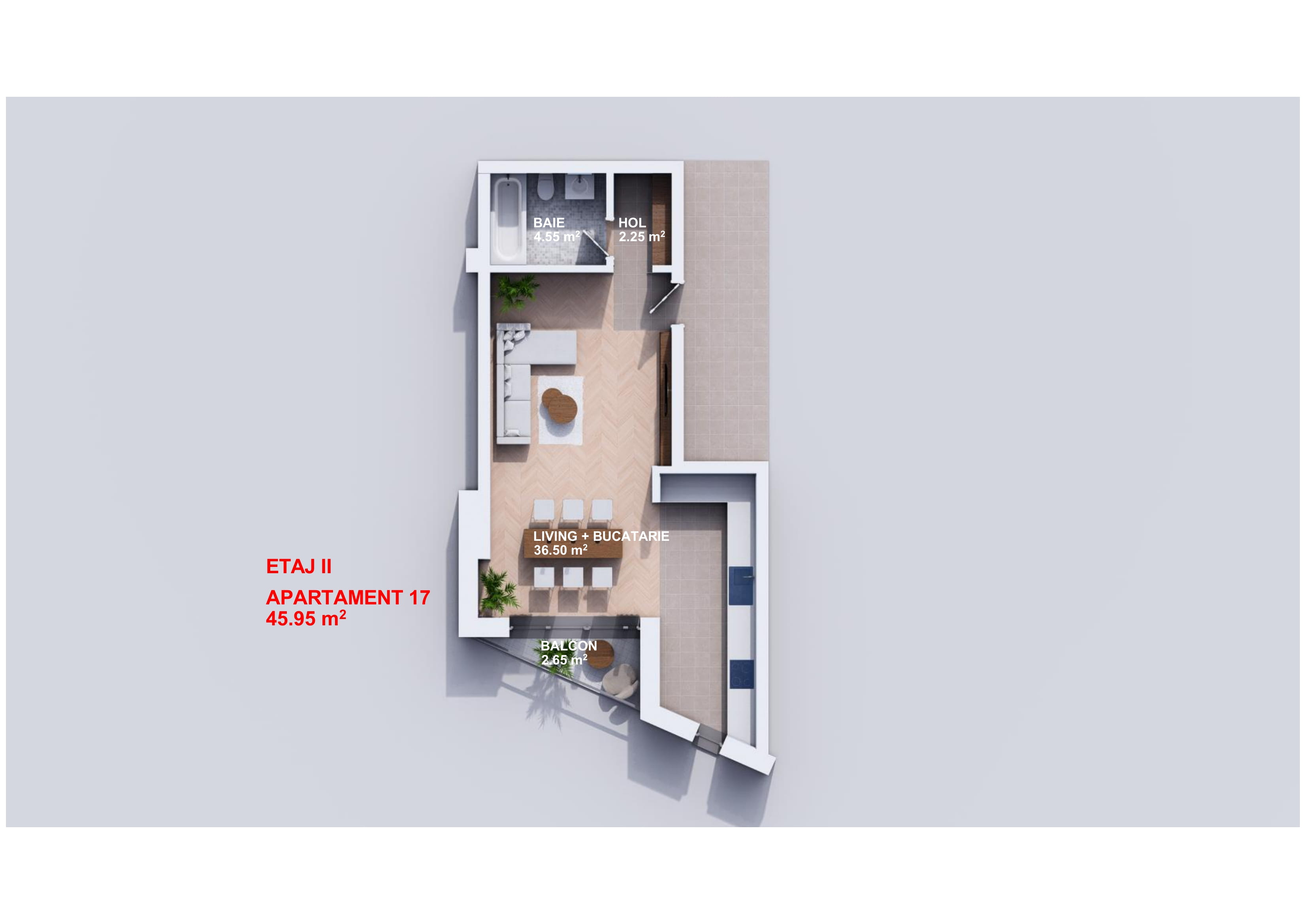 Apartament 17 - Etaj 2